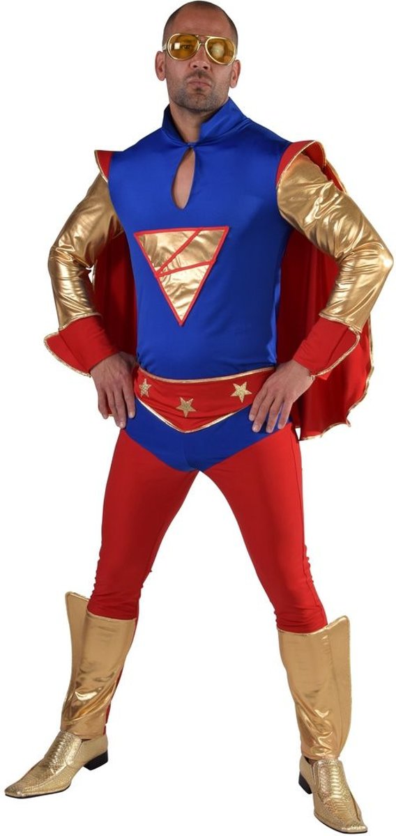 Superkrachten Superheld | Man | Large | Carnaval kostuum | Verkleedkleding